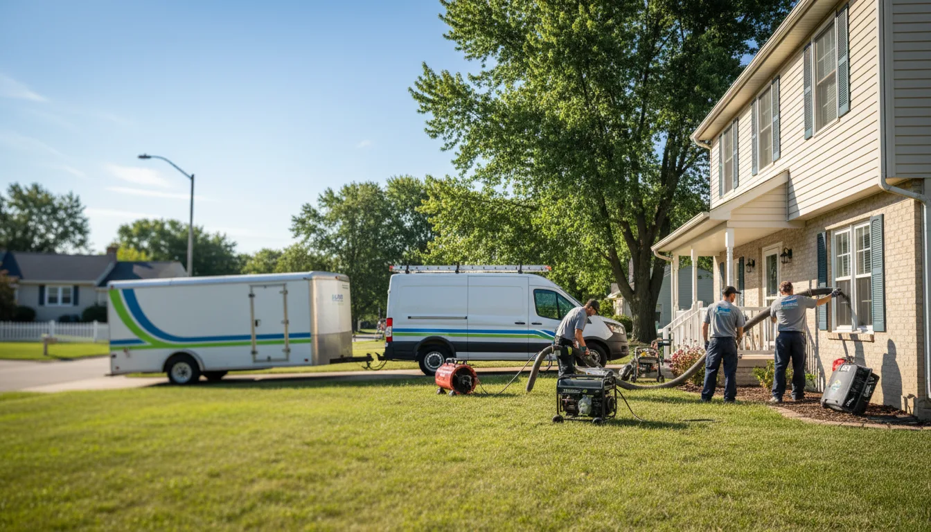 Flooded Basement Restoration And Cleanup With Repair in Clarinda, IA near me